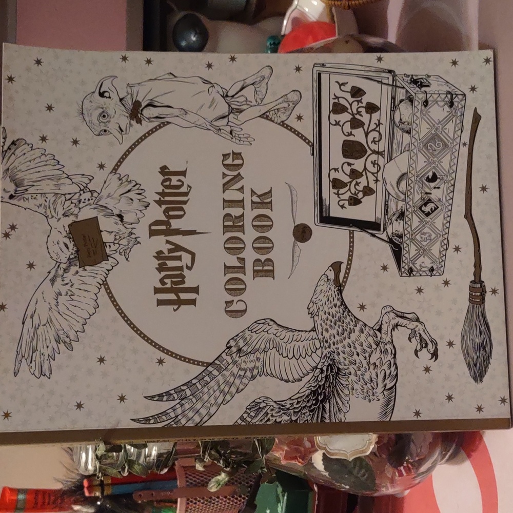 Harry Potter Coloring Book - Black and White